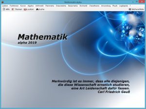 Screenshot Mathematik alpha